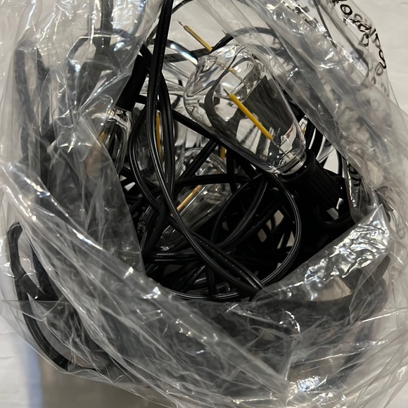 50ft LED Plastic Bistro Patio Lights - Picture 3 of 4